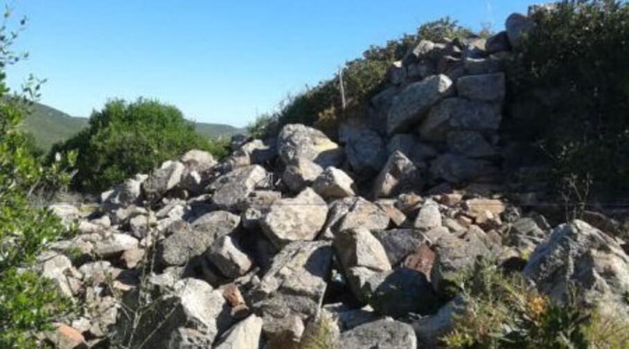 uno dei nuraghi semidistrutti a capo teulada