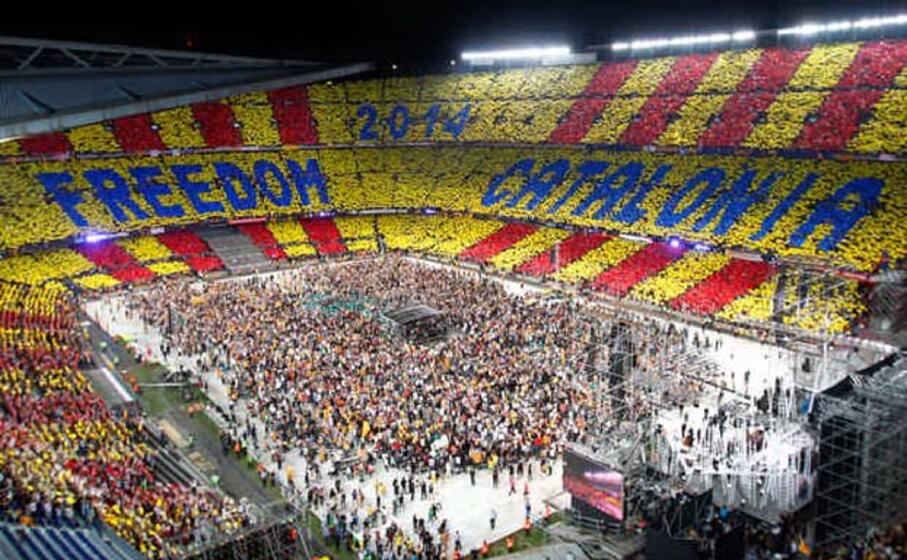 un concerto allo stadio nou campdi barcellona il 29 giugno 2013 per sostenere il referendum di indipendenza dalla spagna