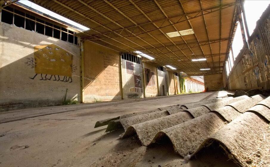 eternit all interno delle fornaci