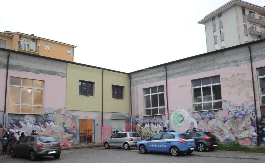 la palestra presa di mira dai vandali