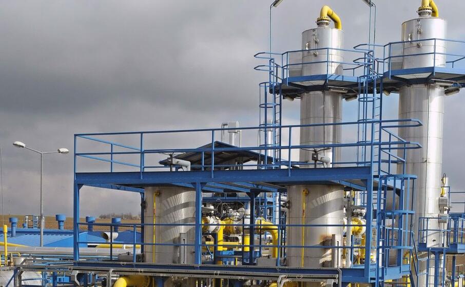 un impianto per l estrazione del gas