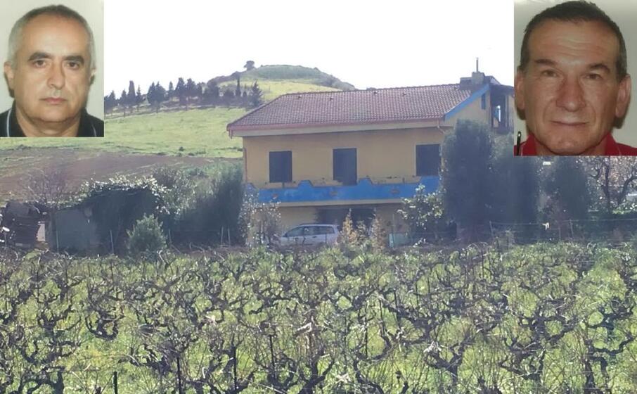 il luogo del delitto e a sinistra la vittima maurilio vargiu a destra l omicida gianpriamo piras