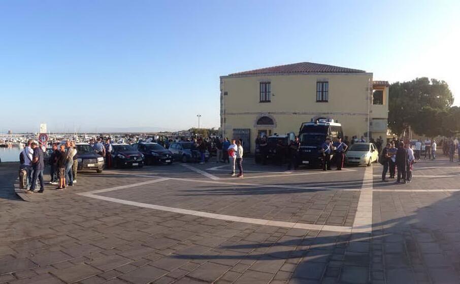 la protesta dei protesti a marcedd (foto deidda)