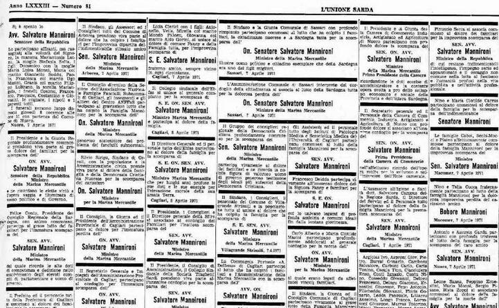 Gli Accaddeoggi Del Mese Di Aprile L Unione Sarda It