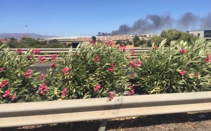 rogo vicino alla 554 chiuso un tratto di strada