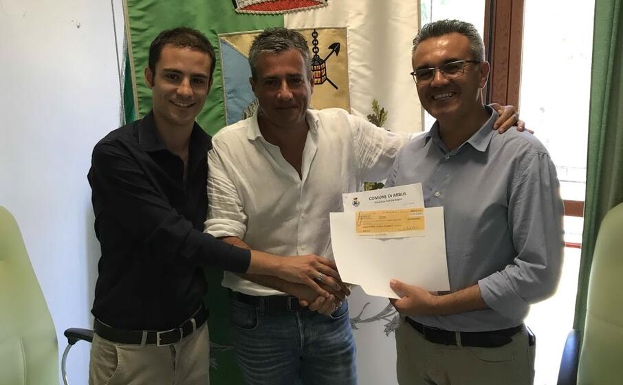 visita del deputato michele piras che ha incontrato ad arbus il vicesindaco michele schirru e il sindaco antonello ecca