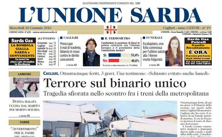 Gli Accaddeoggi Del Mese Di Gennaio 2018 L Unione Sarda It