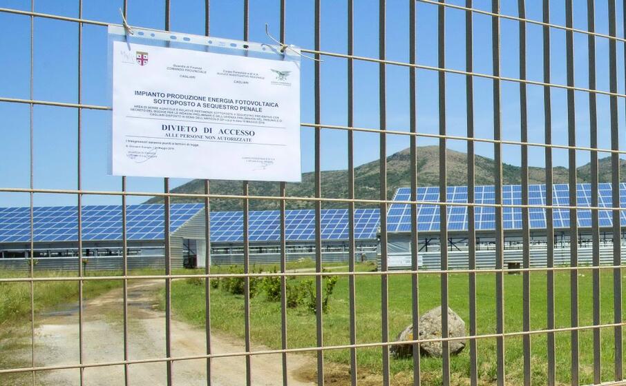 uno dei parchi sotto sequestro a san giovanni suergiu (foto fabio murru)