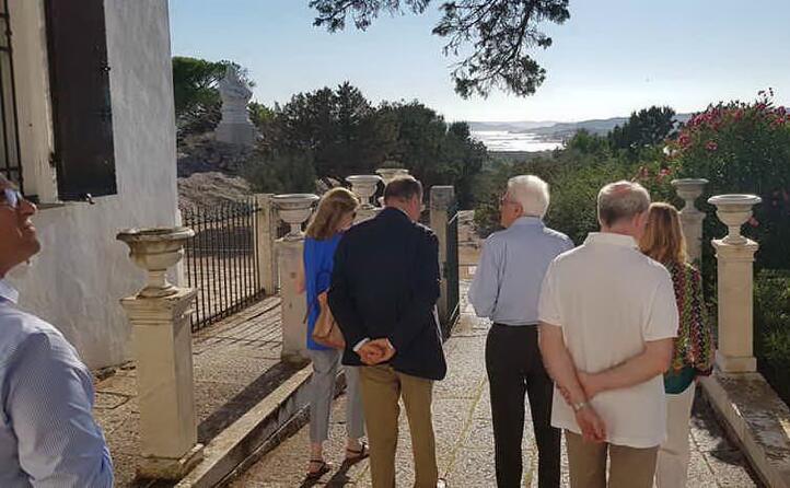 la visita al compendio garibaldino (foto da facebook)