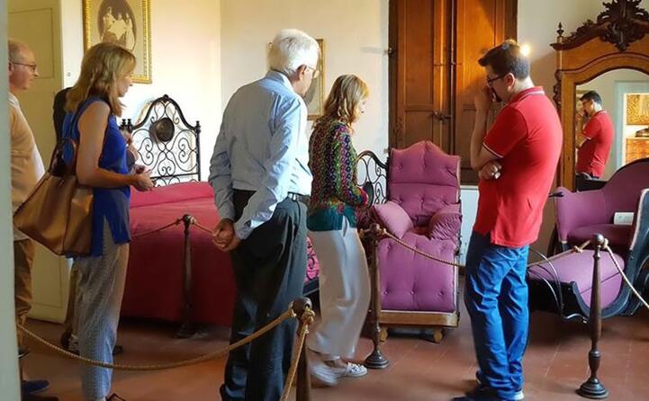 mattarella al compendio garibaldino (foto da facebook)