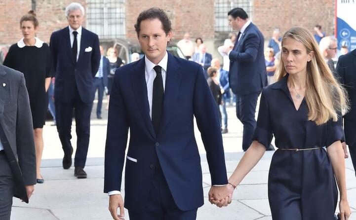 torino ricorda sergio marchionne (in foto john elkann con la moglie lavinia)