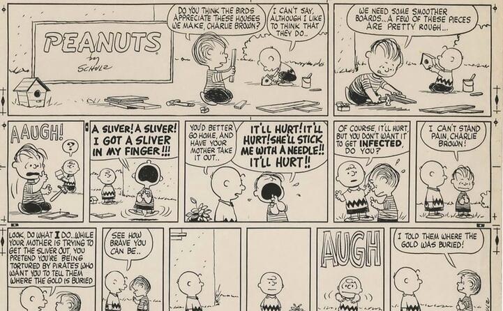 accaddeoggi 2 ottobre 1950 esce per la prima volta in edicola peanuts (ansa)