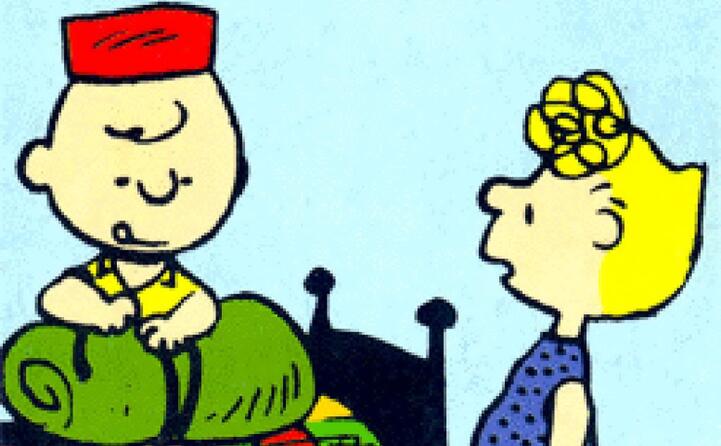 charlie brown e sally brown (ansa)