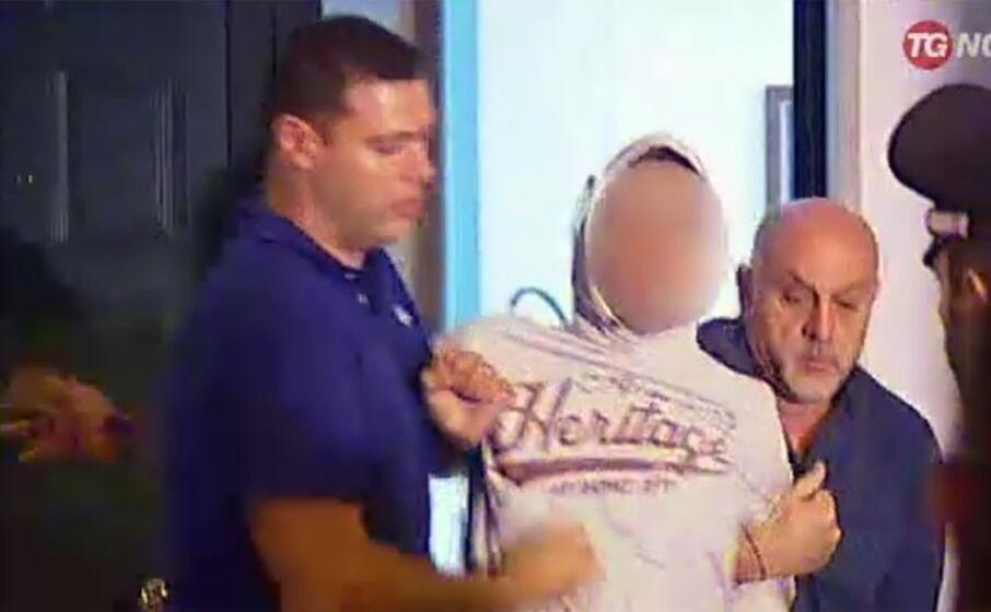 lucio marzo il momento dell arresto (ansa)