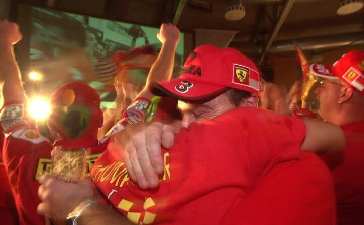 la festa dei tifosi (ansa)