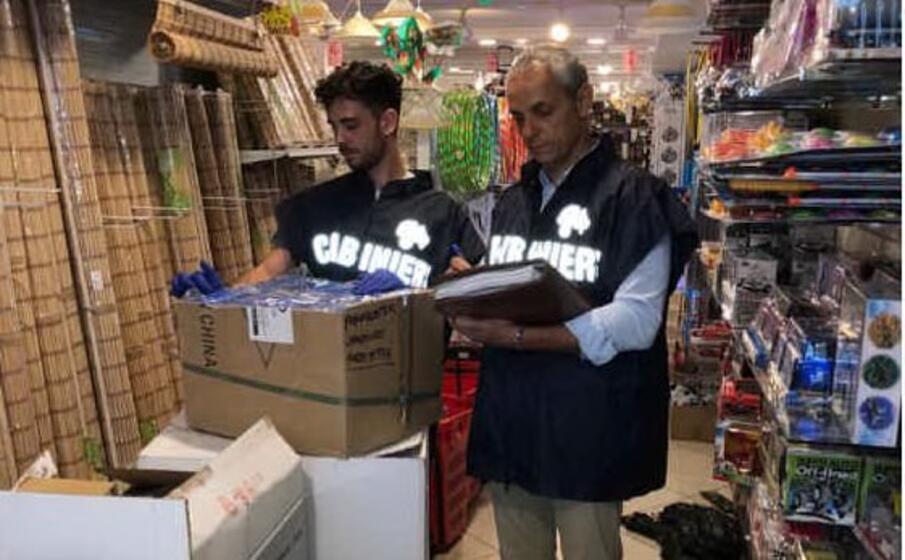 le verifiche dei nas (foto carabinieri)