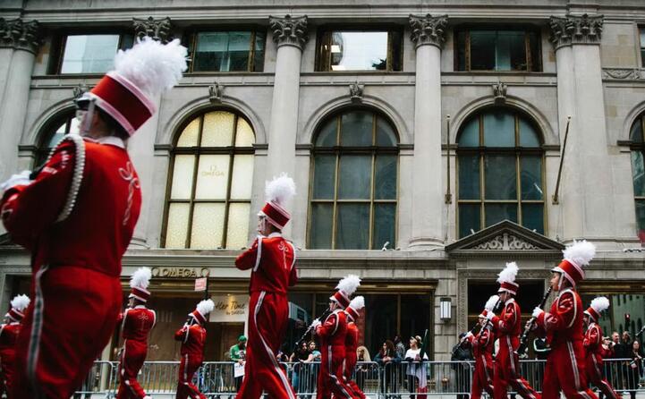 una festa che celebra anche il rapporto tra italia e usa (ansa epa)