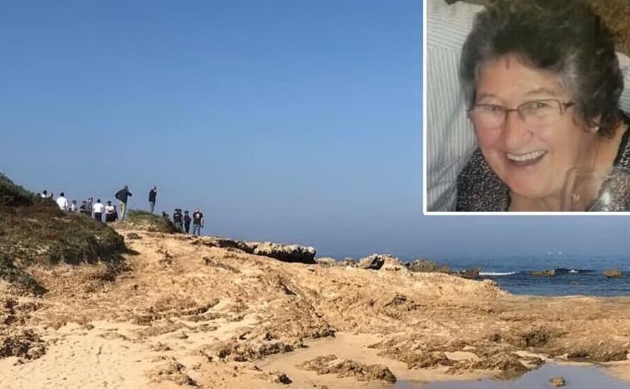 il luogo del ritrovamento (foto elia sanna) nel riquadro brigitte pazdernik