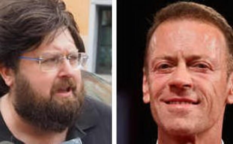 mario adinolfi e rocco siffredi (ansa)