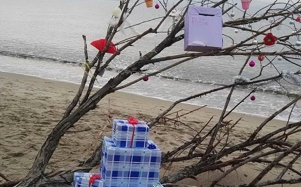 Immagini Di Natale Al Mare.Torregrande Un Albero Di Natale In Riva Al Mare L Unione Sarda It