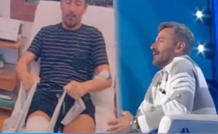 max biaggi (in uno screenshot della trasmissione)