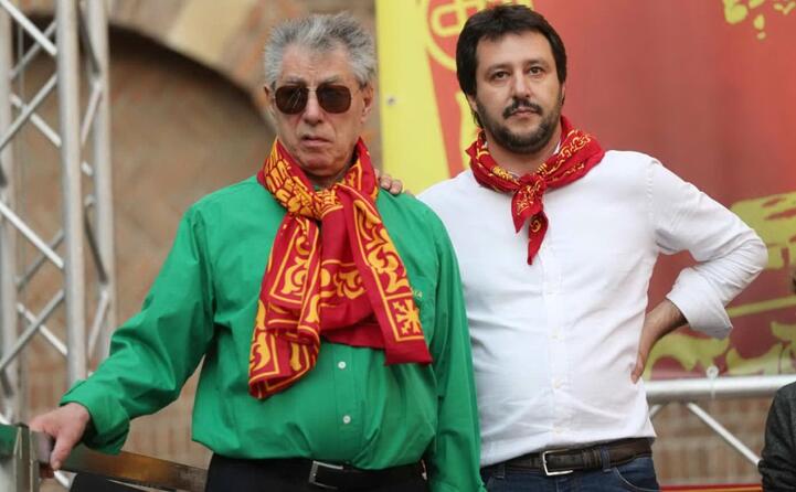 matteo salvini ex consigliere comunale di milano sapr raccoglierne tutta l eredit (tutte le foto sono ansa)