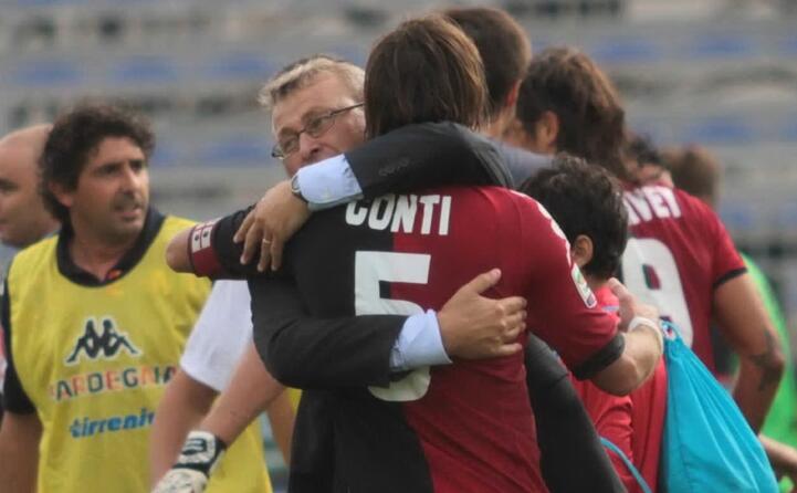 con l ex allenatore del cagliari ivo pulga
