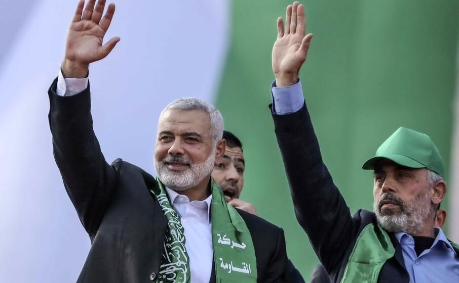 i due leader di hamas (ansa)