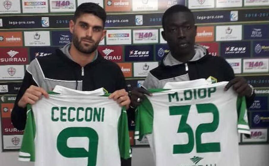 i due nuovi attaccanti dell arzachena (foto ilenia giagnoni)