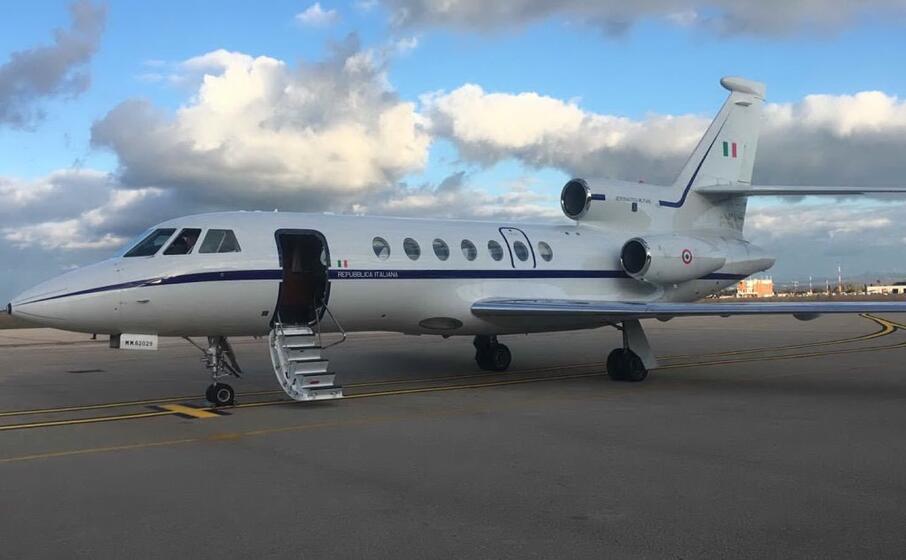 il falcon 50 (foto aeronautica militare twitter)