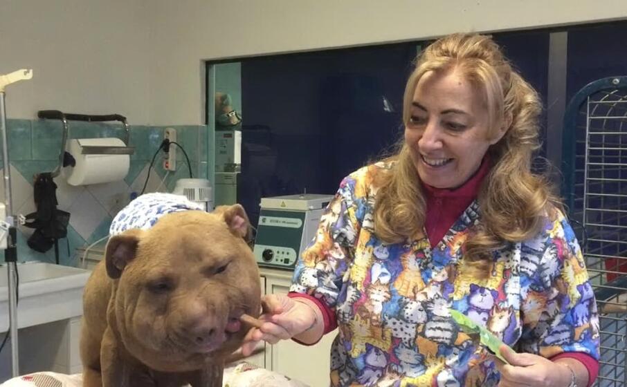 la cagnetta palla e monica pais (foto valeria pinna)