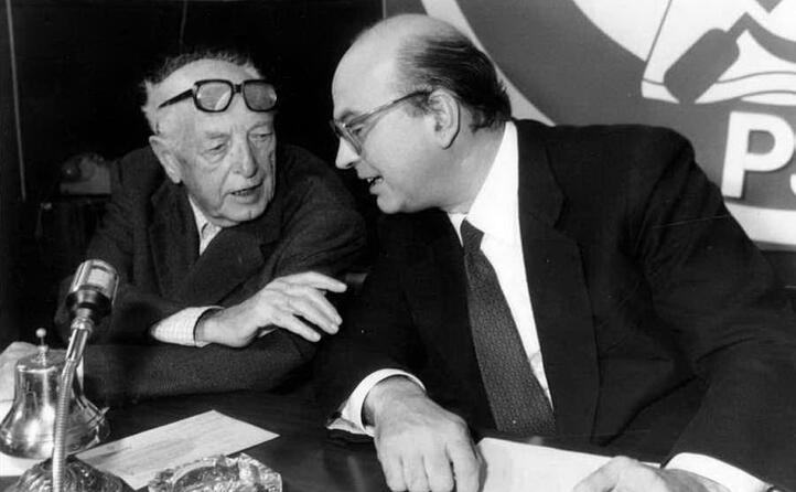 pietro nenni e bettino craxi nel 1979