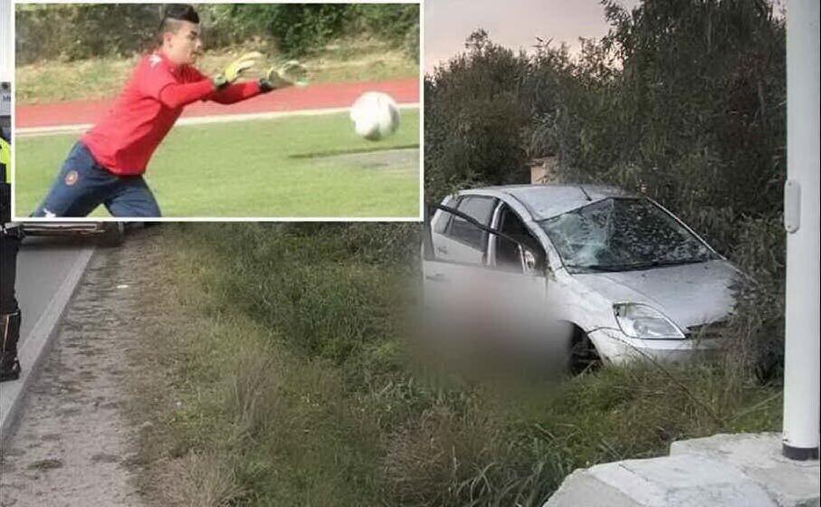 il luogo dell incidente (foto l unione sarda messina) nel riquadro marco cogoni (foto l unione sarda)
