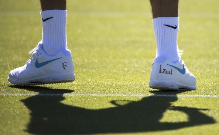 tanti i campioni dello sport che usano la nike le scarpe personalizzate di roger federer