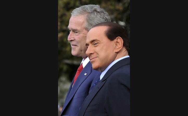 con i grandi della terra george bush