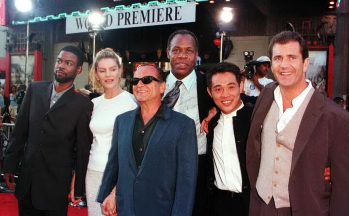 con il cast di arma letale 4