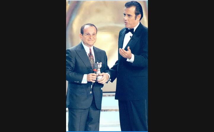con teo teocoli ai telegatti 1996