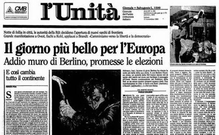 l apertura il giorno dopo la caduta del muro di berlino