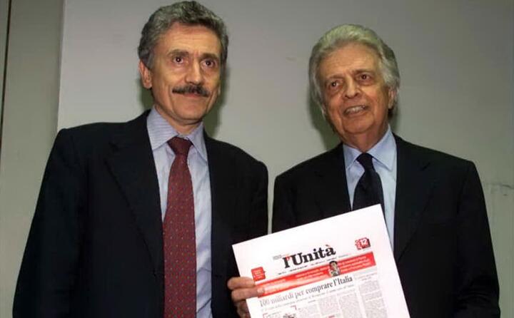 massimo d alema e furio colombo (ansa)