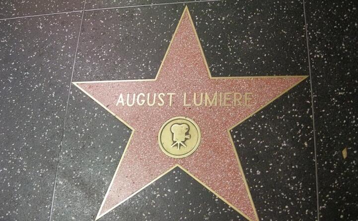 la stelle di auguste lumi re alla walk of fame