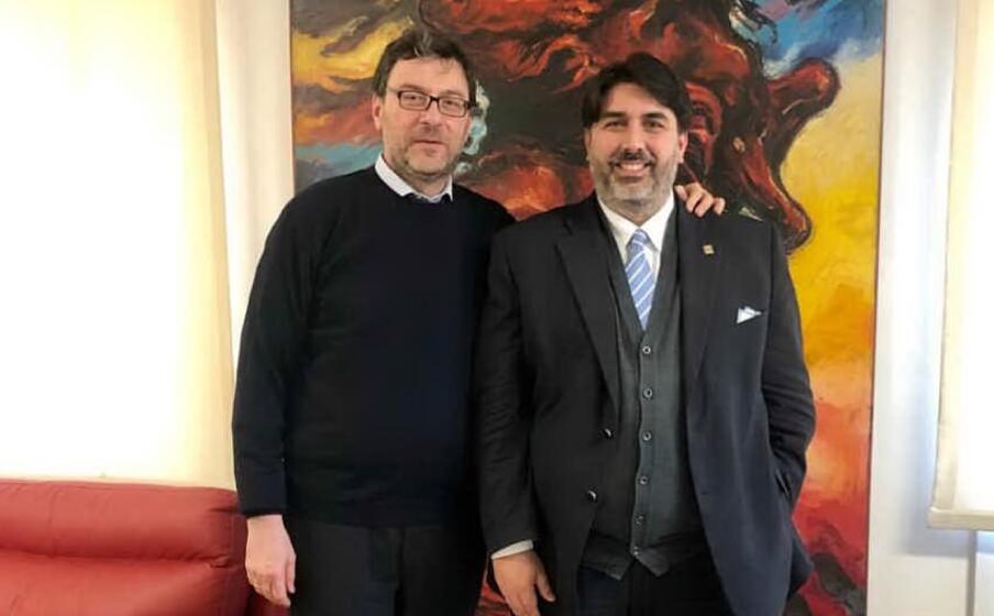 giorgetti con solinas (l unione sarda puddu)