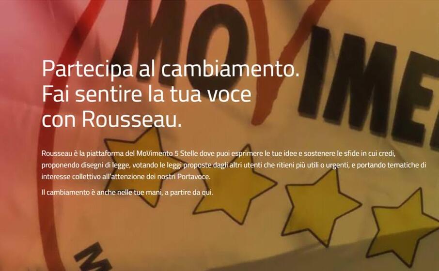 l homepage della piattaforma (ansa)