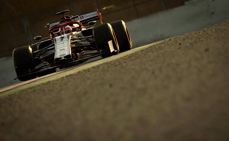 kimi raikkonen e la sua alfa romeo