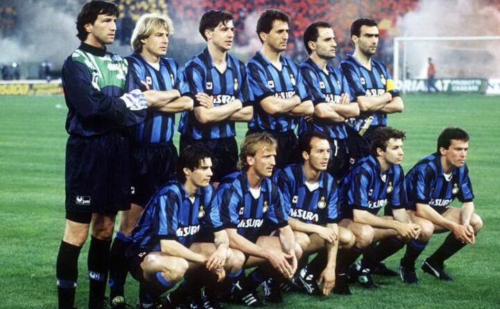 i nerazzurri vincitori della coppa uefa 1990 91