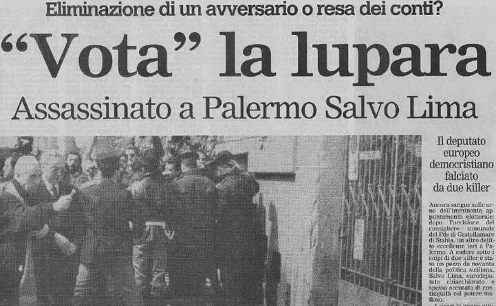 la prima pagina de l unione sarda del 13 marzo