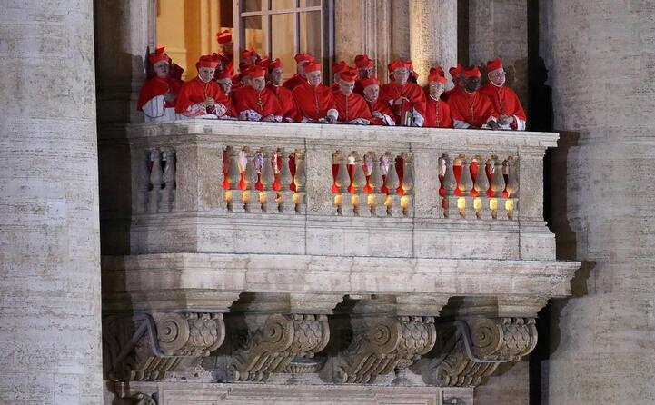 i cardinali al balcone