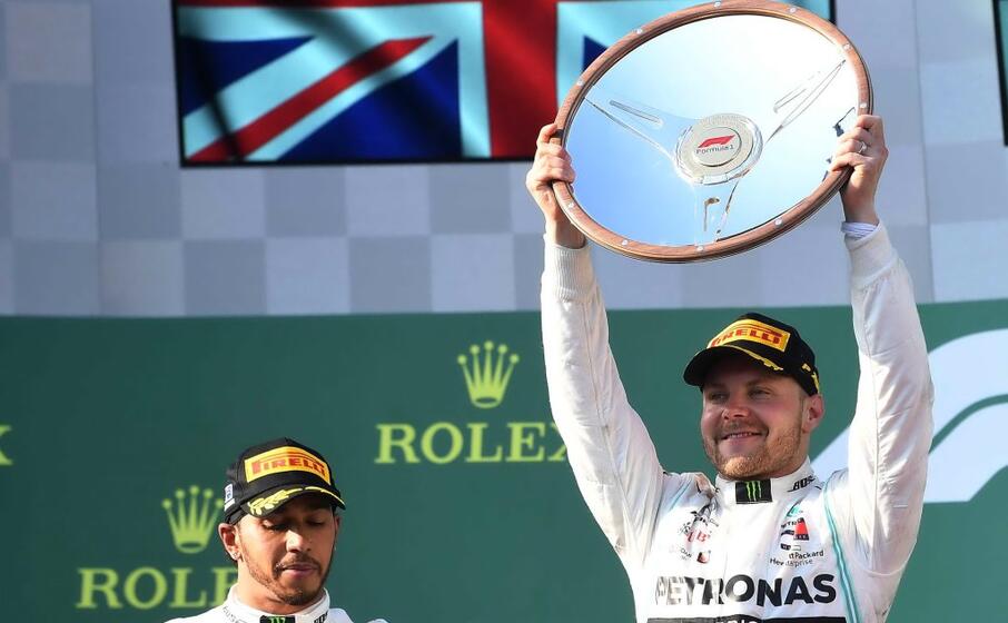 il pilota finlandese partiva dalla seconda piazza scattato bene e ha dominato il gran premio davanti a hamilton