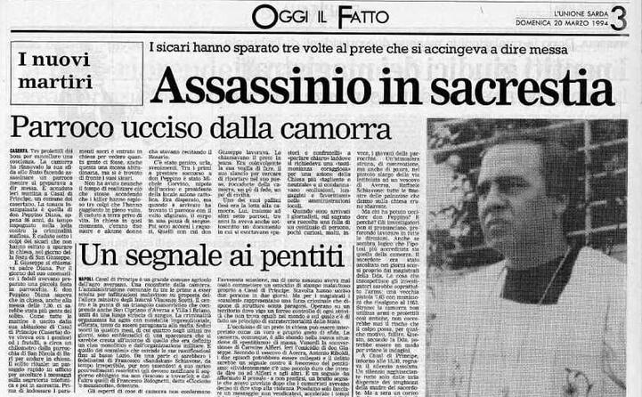 il delitto a casal di principe nel casertano (da l unione sarda)
