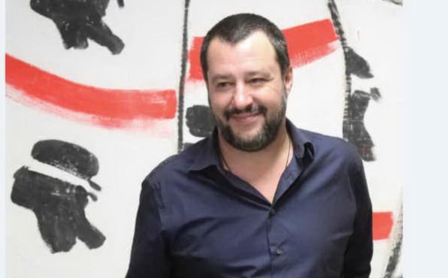 salvini in sardegna (ansa)