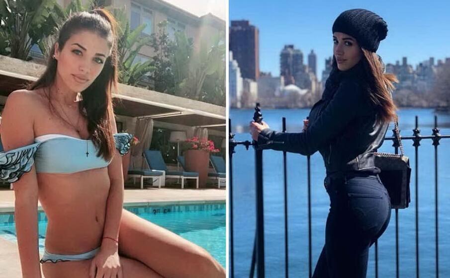 due scatti pubblicati da eleonora boi su instagram da los angeles e new york
